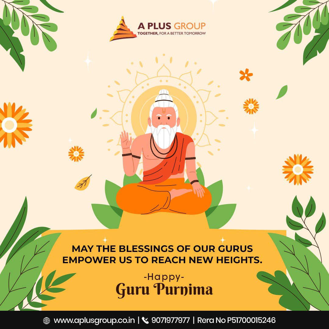 A_PlusGroup's tweet photo. Happy Guru Purnima
.
.
#theaplusgroup #homeconstructioncompany#googlereview#thankyou #appreciation #grateful #besthomesnearme #badlapurrailwaystation #budgethomes #buynewhomes #badlapur https://t.co/18MvKOAEJY