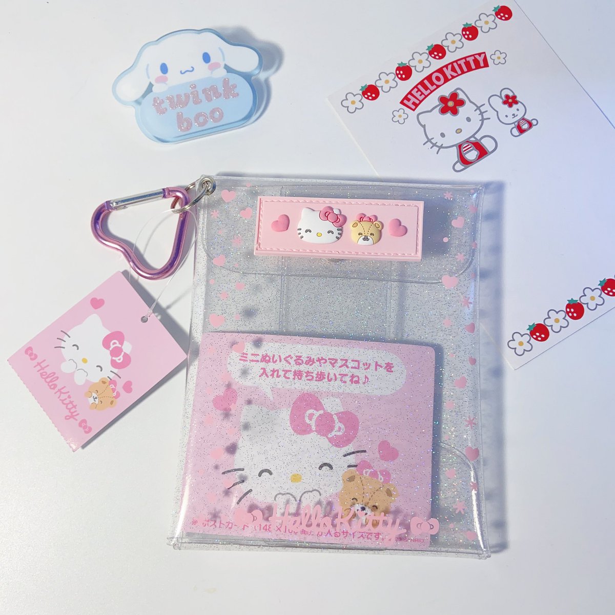 twinklelittleb0's tweet photo. clear pouch  กระเป๋าใส่ตุ๊กตา 🍡💗
พร้อมส่งครบลายนะคะ
ราคา 390฿ งับบ
#ตลาดนัดsanrio https://t.co/iCdOW93a4N