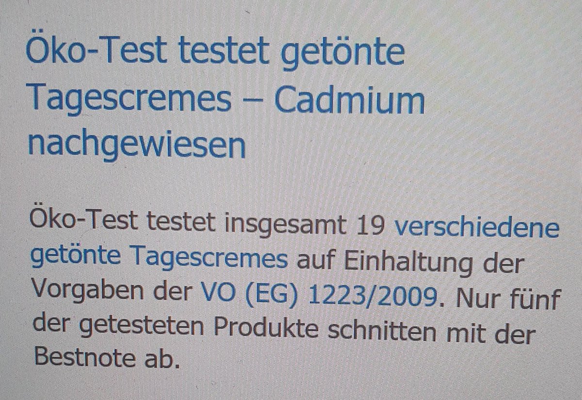 Für den ganz besonderen Glow 👌🏻 #Kosmetik #KosmetikProdukte #Ökotest #Cadmium #Tagescreme #ScienceTwitter #Sciencenews #KosmetikIndustrie #wenigeristmehr