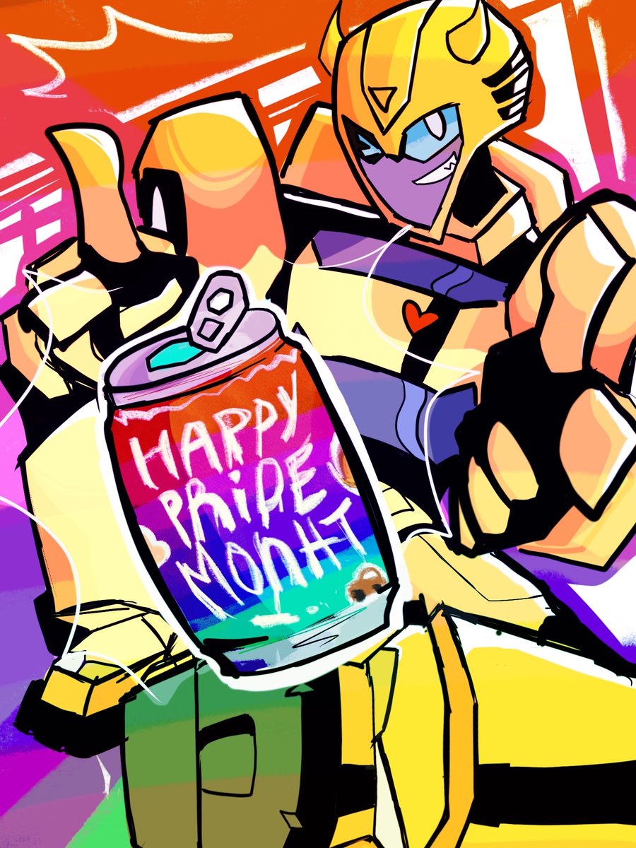 emisatea_'s tweet photo. HAPPY PRIDE MONTH ! (SET 1/3)
hope im not too late :,]
#TFA #TransformersAnimated #PrideMonth #TFASari #TFABumblebee #Transformers https://t.co/NzQRDtvbJ5