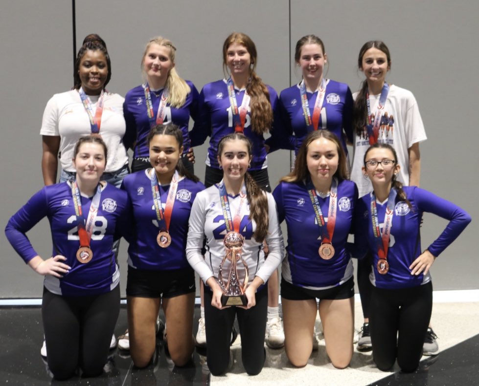 Michaelyn_1's tweet photo. My team finished 3rd overall in the 15u Liberty division at Nationals! So proud of how hard we fought. I also had the honor of receiving All-Tournament Team!   @Uafs_Volleyball @ucavball @ArkansasTechVB @OuachitaVB @ReddiesVB @Harding_VB @TulsaVolleyball https://t.co/lwC5lA5QNl https://t.co/PWyY6fy8nT