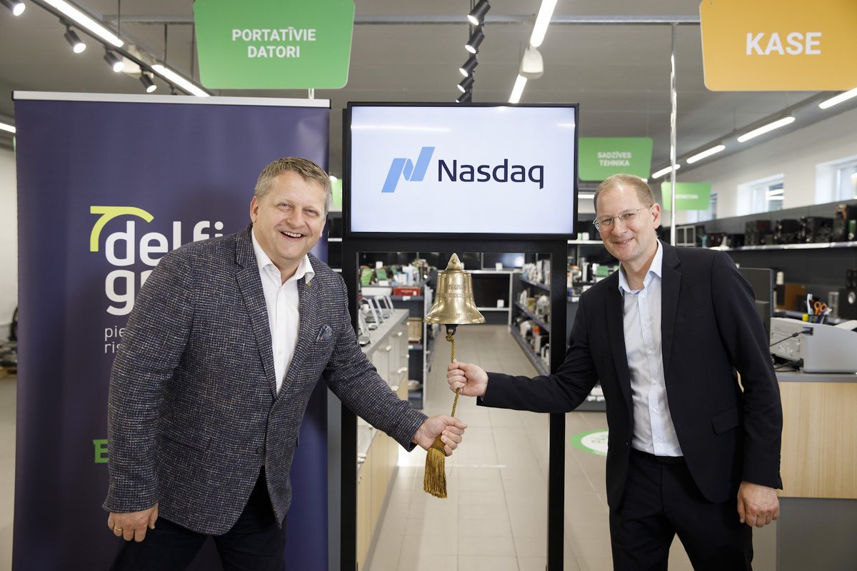 GatisKokins's tweet photo. Uzsākusies @DelfinGroup_ jauno obligāciju tirdzniecība @Nasdaq First North tirgū, kas ir labs pienesums Latvijas kapitāla tirgus attīstībai https://t.co/d7OnSl8nGO. Kopā ar #SignetBank prasmīgo komandu obligāciju emisija nav nedz dārga, nedz sarežģīta. https://t.co/zlYYydzifE