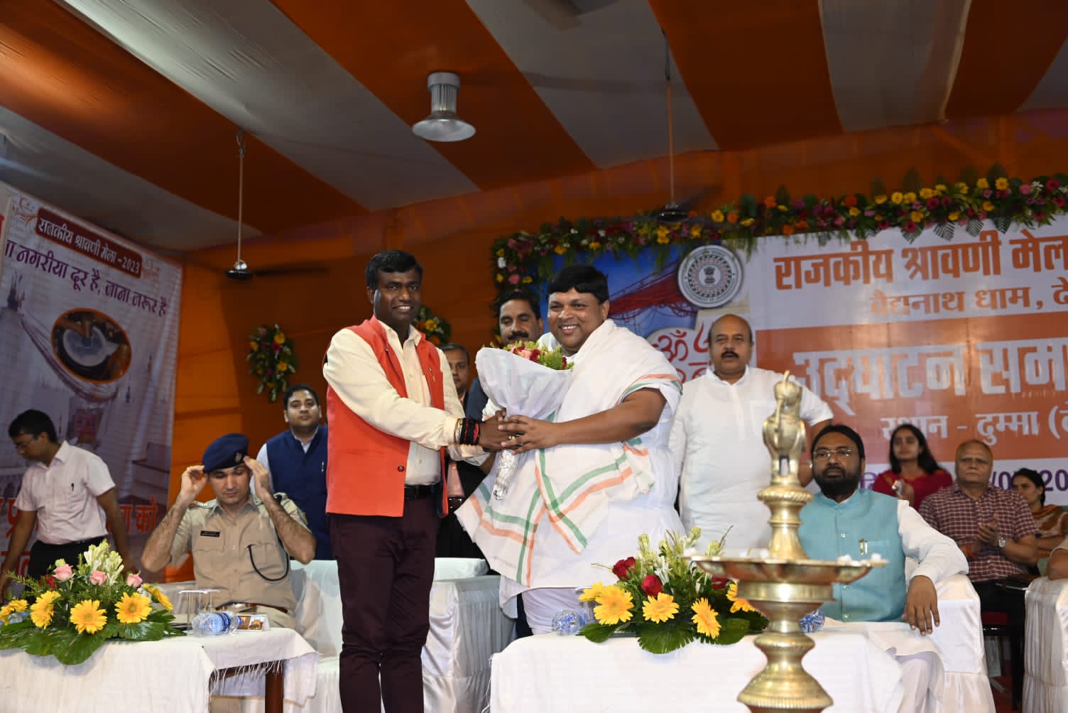 मंत्री बादल पत्रलेख ने किया श्रावणी मेला का उद्घाटन-Minister Badal Patralekh inaugurated Shravani Mela