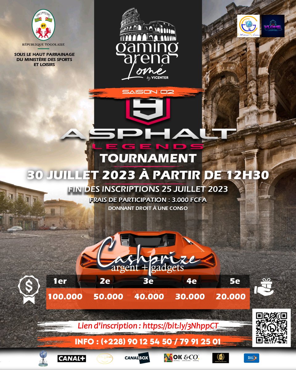 VicenterLome's tweet photo. Hello #TgTwittos 🇹🇬🇹🇬🇹🇬

🎮🏟️ Gaming Arena Lomé is back ! 🏟️🎮

Pour sa Saison 2, le #GAL s’articule autour de 13 jeux vidéo captivants sur lesquels les meilleurs joueurs de Lomé et d'ailleurs s’affronteront

#GamingArenaLomé #Saison2 #EsportTogo #JeuCompétitif #GamingCommunity https://t.co/APZqkgXl7S