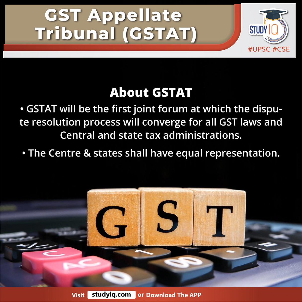 upsciq's tweet photo. GST Appellate Tribunal (GSTAT)

#gstappellatetribunal #gst #gstat #gstlaws #centraltax #statetax #newdelhi #searchcumselectioncommittee #chiefjusticeofhighcourt #cjh #chiefjustice #cgst #sgst #cgstact #gstbill #upsc #ips #ias #cse #india https://t.co/b8iOY4CfAh