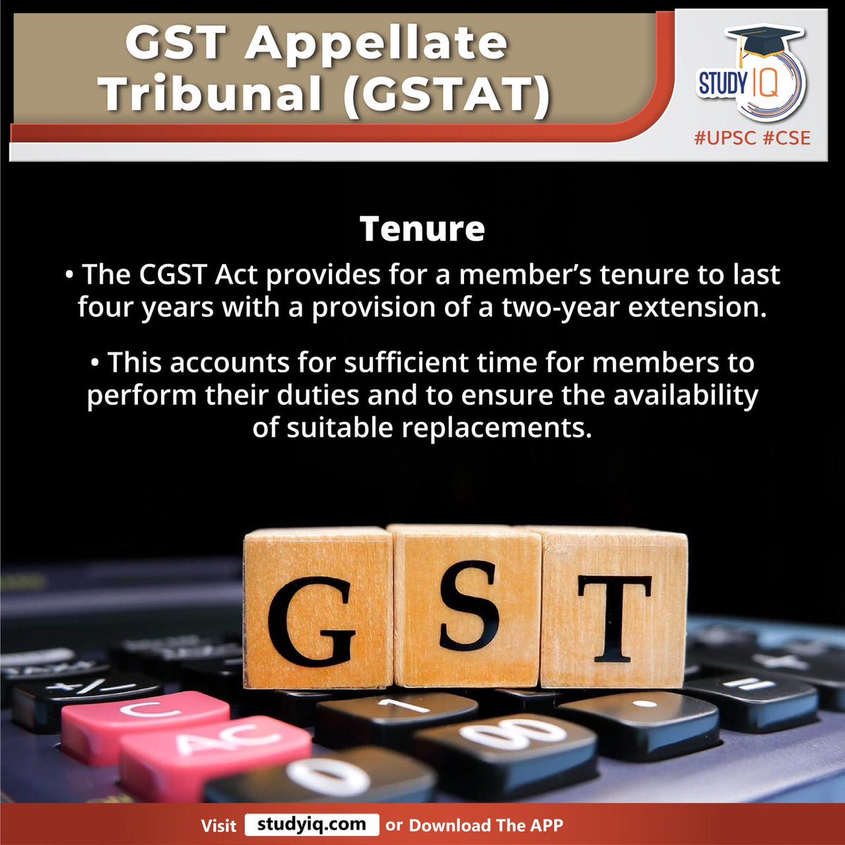 upsciq's tweet photo. GST Appellate Tribunal (GSTAT)

#gstappellatetribunal #gst #gstat #gstlaws #centraltax #statetax #newdelhi #searchcumselectioncommittee #chiefjusticeofhighcourt #cjh #chiefjustice #cgst #sgst #cgstact #gstbill #upsc #ips #ias #cse #india https://t.co/b8iOY4CfAh