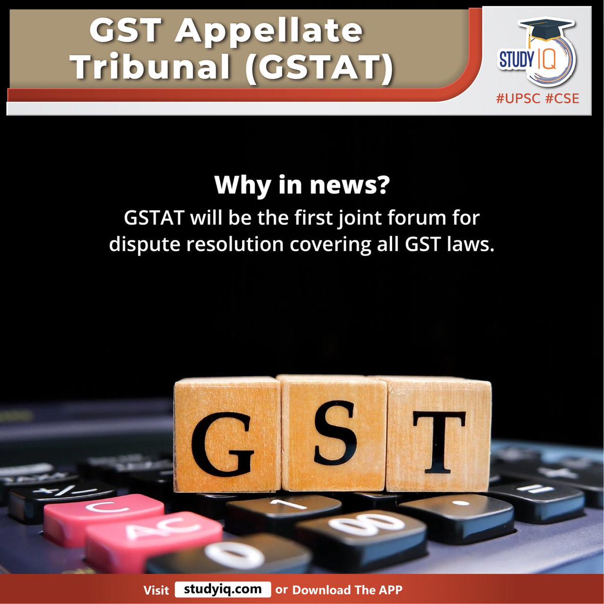 upsciq's tweet photo. GST Appellate Tribunal (GSTAT)

#gstappellatetribunal #gst #gstat #gstlaws #centraltax #statetax #newdelhi #searchcumselectioncommittee #chiefjusticeofhighcourt #cjh #chiefjustice #cgst #sgst #cgstact #gstbill #upsc #ips #ias #cse #india https://t.co/b8iOY4CfAh