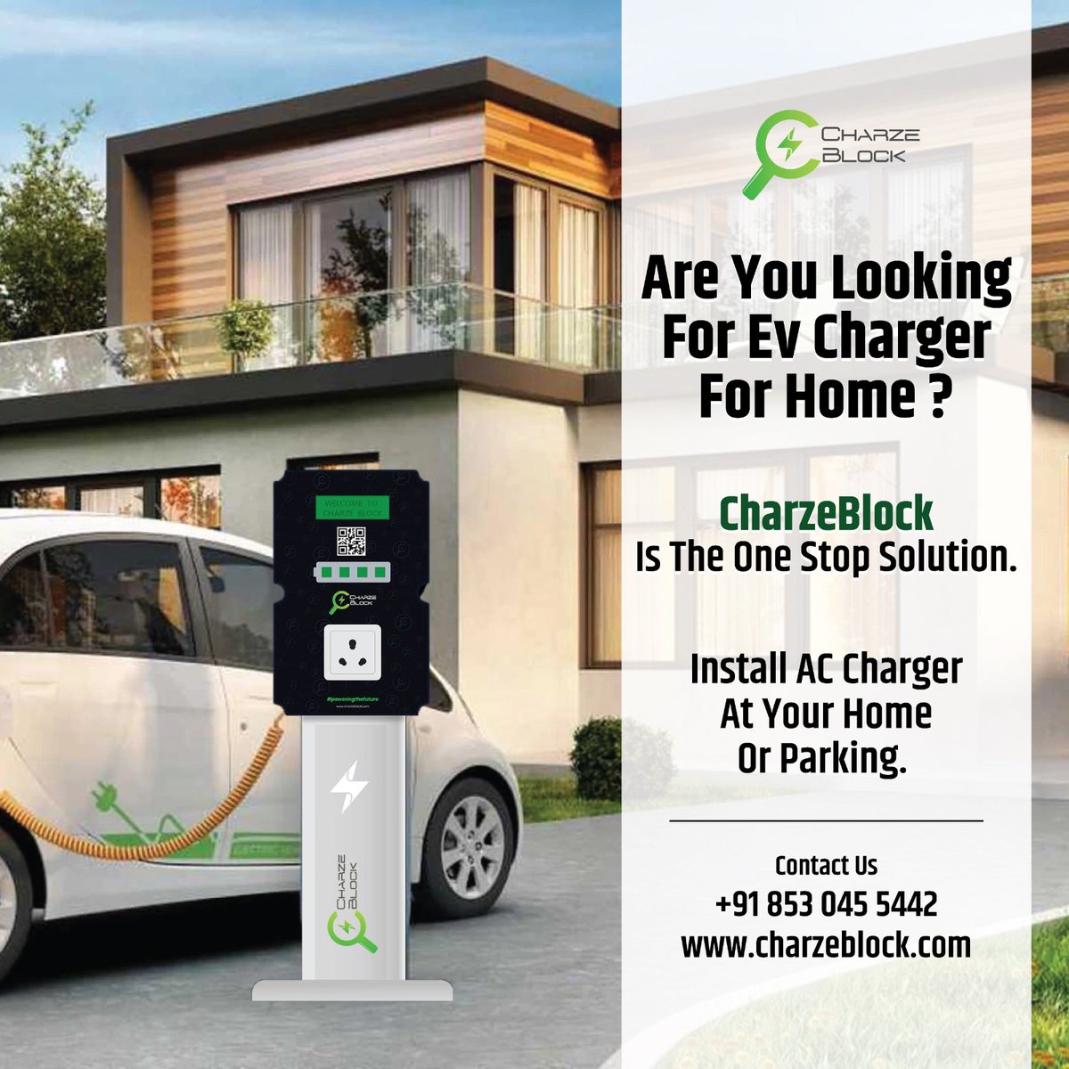 Charge up your ride effortlessly at home or parking space with Charzeblock!
#homecharger #EVcharging #electricvehiclecharging #electricvehicle #electricvehicles #Charge #ev #evchargingstation #electricvehiclechargingstation #EvchargingSolution #EVchargingstation #evstation