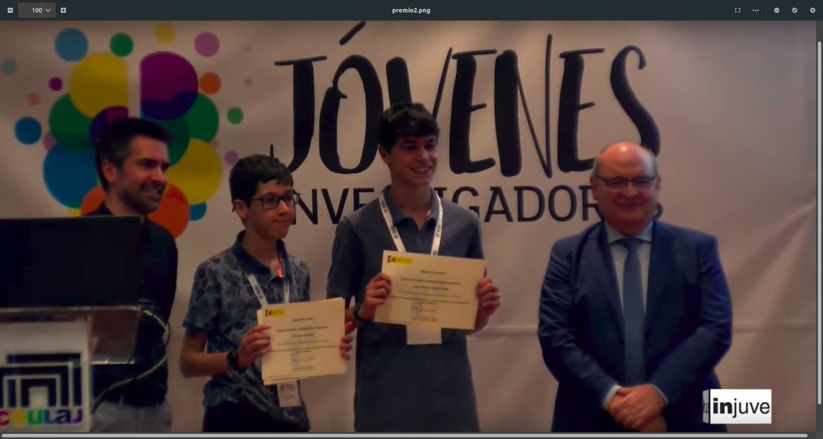 ies_grancapitan's tweet photo. 🥈2º premio en la 34 edición del certamen "Jóvenes Investigadores"🥈
El estudio presentado de manera conjunta por @ies_grancapitan y @iesmartinrivero, componentes de la RED de Centros FAB-IDI (del Proyecto de Innovación Educativa PIN 187/22) consigue un 2º premio en la 34 (1/6) https://t.co/QXNneoLreu