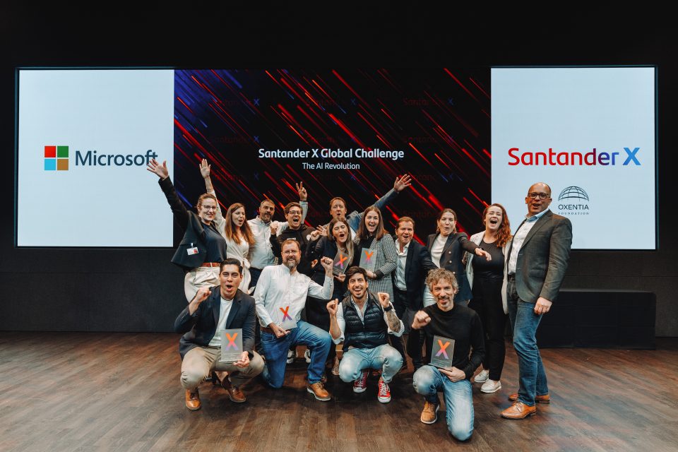 Acabamos de anunciar los ganadores del Santander X Global Challenge | The AI Revolution, promovido por <a href="/SantanderX/">Santander X</a>, Microsoft y <a href="/oxentia/">Oxentia</a> Foundation. Conoce los ganadores y más aquí: msft.it/6017gvLPH