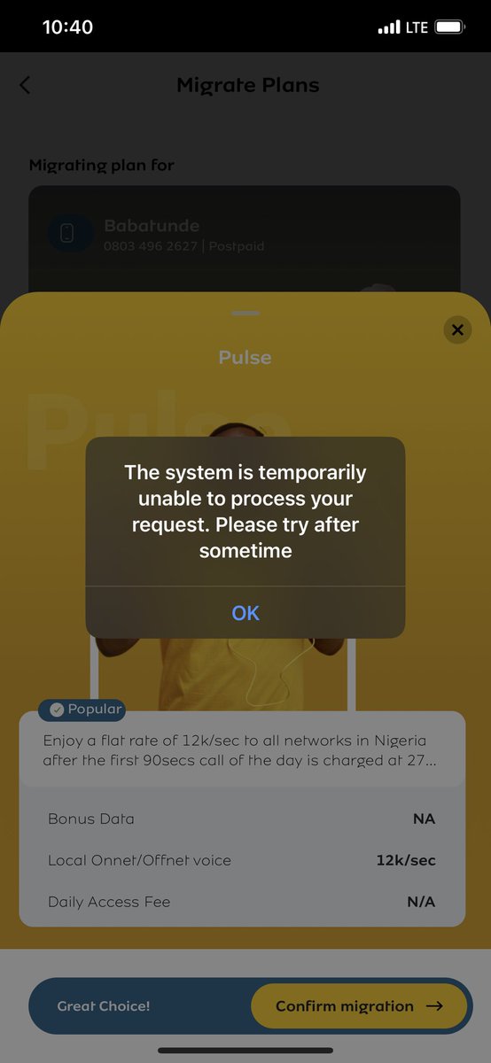 babsabolarin's tweet photo. @MTNNG Migrating from one plan to another seem to be a scam with MTN, thats what Ive been getting for months now.. or is it the stupid mtn app? https://t.co/7DT7ZYigDV