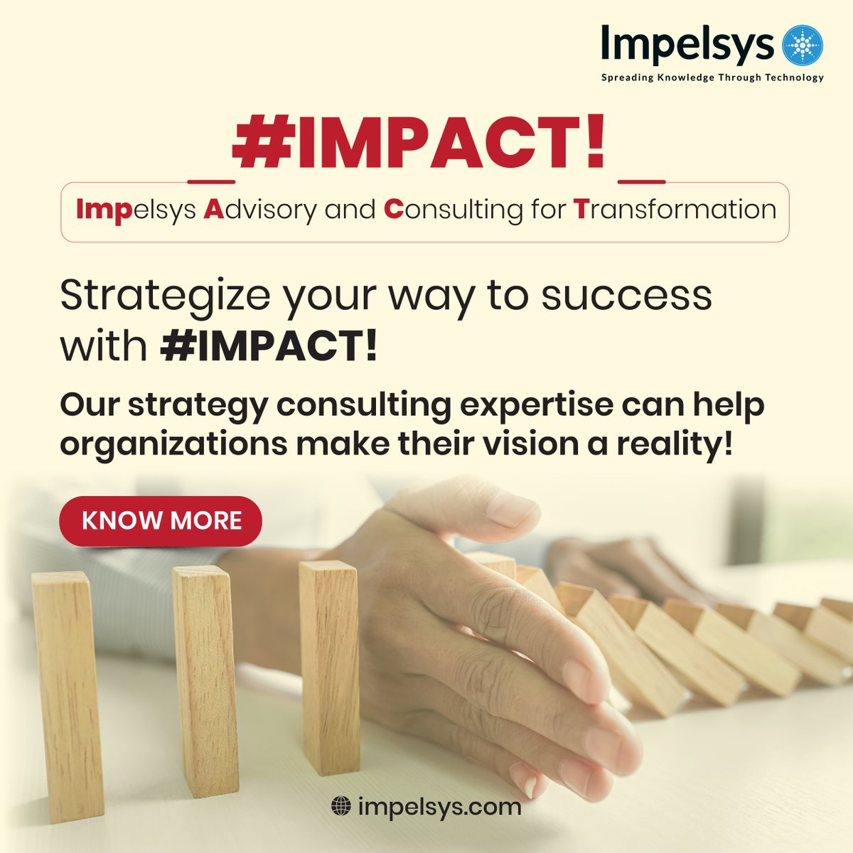Impelsys's tweet image. Our #strategyconsulting is designed to help organizations set clear goals, align with their visions, and develop actionable plans for achieving #IMPACT. Know more at impelsys.com/services/consu…
#Impelsys #BusinessConsulting #AdvisoryServices #BusinessTransformation #InnovationStation