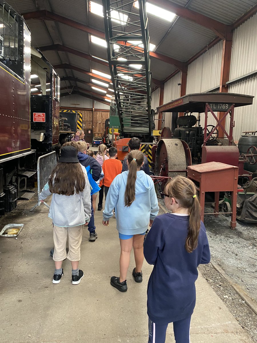 We also had a look inside the Engine Room 🚂