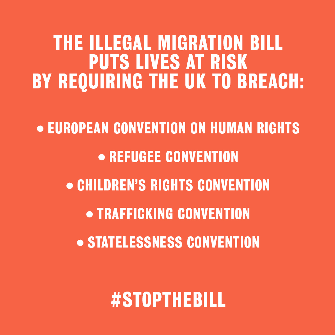 PILSni's tweet photo. FYI: the #IllegalBill on Migration is back in the @UKHouseofLords this week for more much needed Report Stage scrutiny.
We're still calling on Parliament to #StopTheBill to save lives. Here are some of the reasons why ⤵️⤵️ https://t.co/AjPXbWMM45