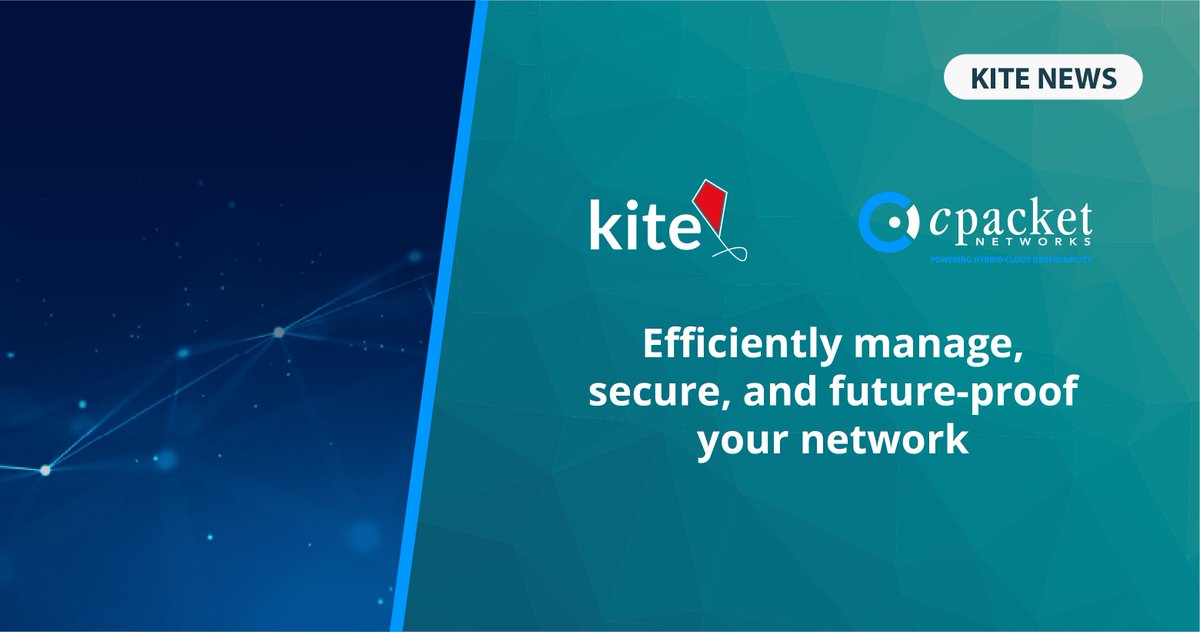 kitelink's tweet image. It&apos;s the start of a new month &amp;amp; we have a new vendor joining our portfolio. Say hello to @cPacket. 

Learn more about our newest vendor here cpacket.com &amp;amp; contact us if you have any questions or would like to book a demo.

#KiteNews #cPacket #VisibilityYouCanTrust