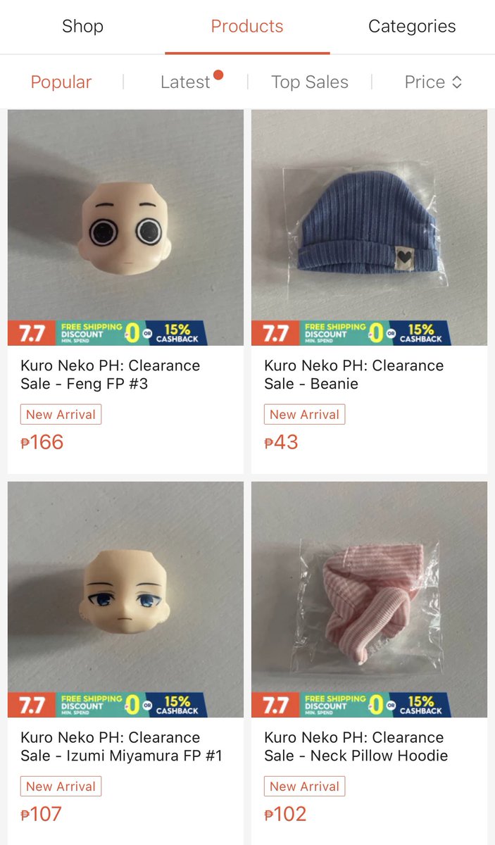 kuronkph's tweet photo. [SHOPEE CLEARANCE SALE]

Hey, everyone! We’ve posted the remaining onhand items from our clearance sale on Shopee. 😊 This includes nendo splits, bodies, clothes and accessories. Check out the link to see the available items~ 💜

Shopee Link: https://t.co/7tdLQ91EXw https://t.co/4s4LoPIFbw