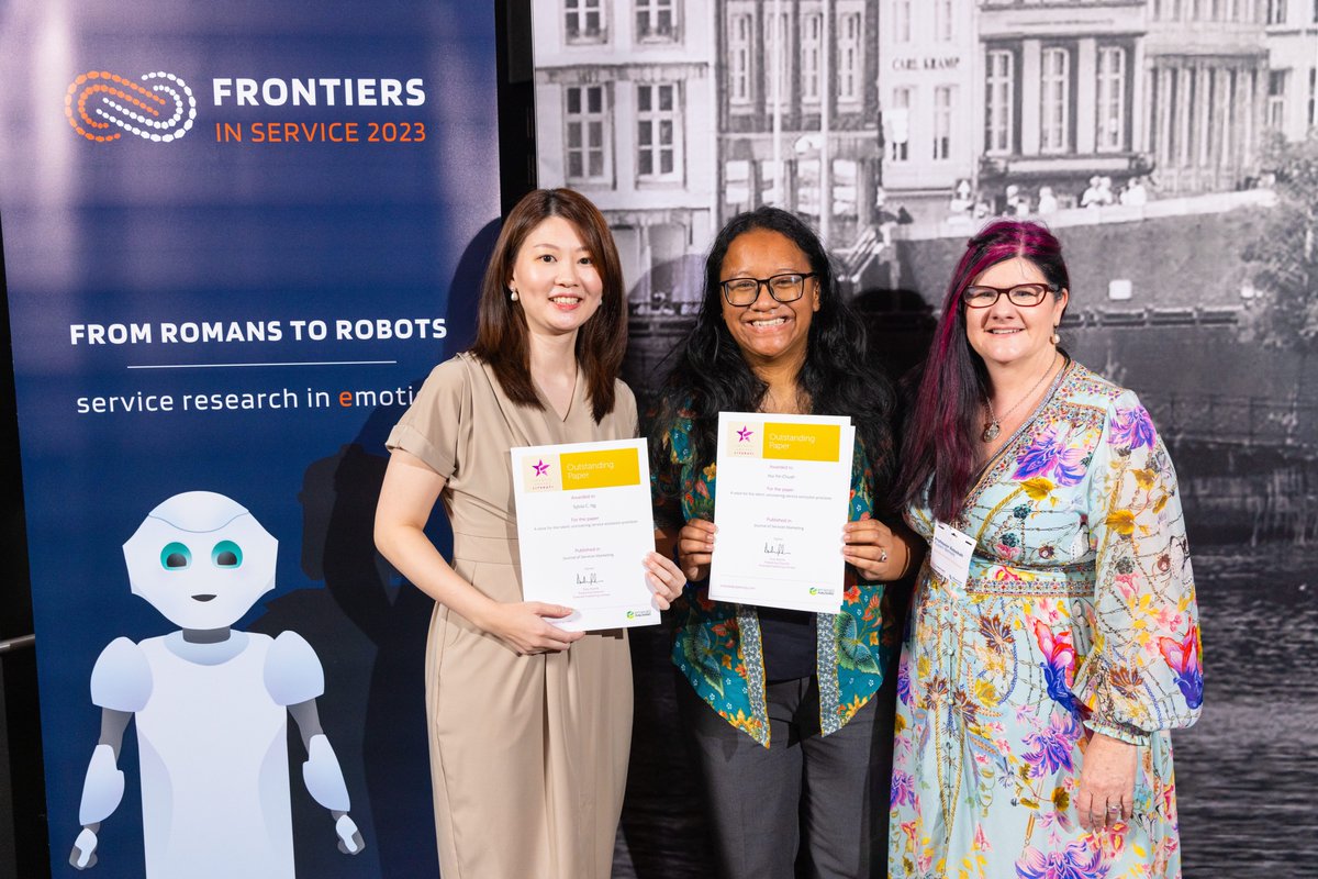 Asia School Of Business (@asbedu_official) on Twitter photo We are thrilled to announce that our faculty - Prof. Sylvia Ng & Prof. <a href="/melatinungsari/">Southeast Bayesian 🌺</a>, have received the #BestPaperAward for 2022 in the esteemed Journal of Services Marketing with their peer-reviewed paper titled "A Voice for the Silent: Uncovering Service Exclusion Practices." We are thrilled to announce that our faculty - Prof. Sylvia Ng & Prof. <a href="/melatinungsari/">Southeast Bayesian 🌺</a>, have received the #BestPaperAward for 2022 in the esteemed Journal of Services Marketing with their peer-reviewed paper titled "A Voice for the Silent: Uncovering Service Exclusion Practices."