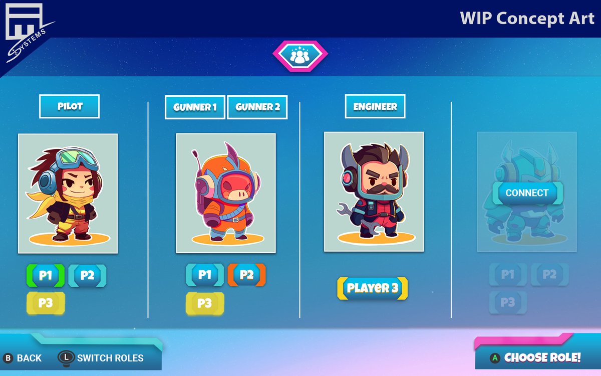 InbexSystems's tweet image. Which role would you choose? 😎

Our character selection is ready! 🎮

#crew #ui #gamedev #indiedev #indiegame #germangamedev #madewithunity #gaming #game #GamesInBavaria #spacegame #scifi #stylized #couchcoop #cooperativegame #unitygame