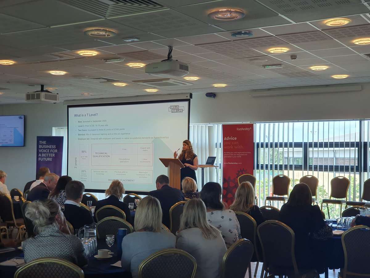 swbctweets's tweet photo. Our next guest speaker, Keira Harper, Director of Technical Education at @educationgovuk is here to discuss how we can improve social mobility through world-class education, and how we as businesses can help. #SWBCConf 🎓 https://t.co/LqY4ggksXS