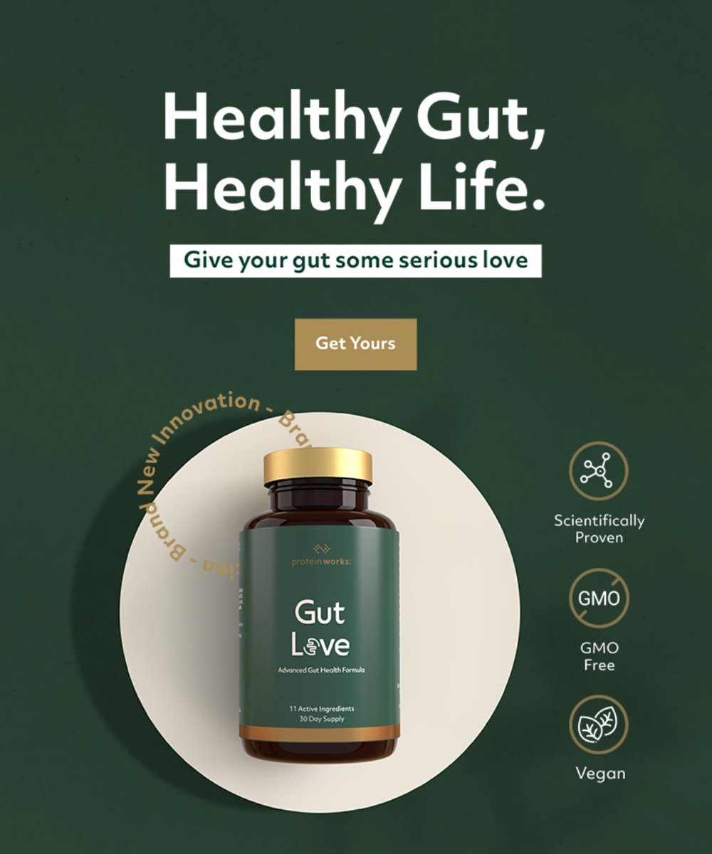 Introducing... Gut Love! 

Housing 70% of your immune system, a healthy gut is key to a healthy body. Gut Love is packed with 3 billion CFU per serving and combines prebiotics, probiotics, as well as digestive enzymes!

Find out more:
🛒 bit.ly/3XQfMAh