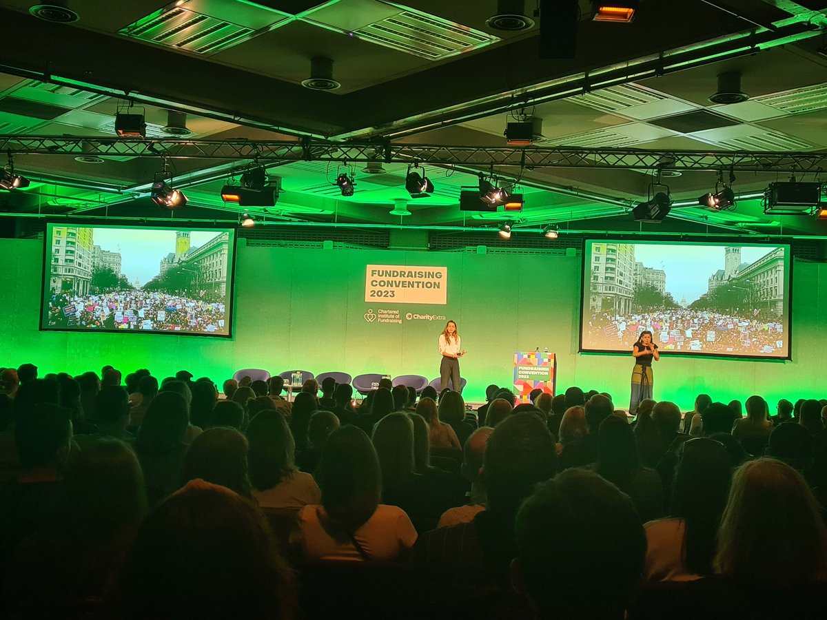 Fabulous kick off to #CIOFFC 2023 talking about storytelling and "clearing space to follow your purpose... even if it's hard and means jumping into the unknown"