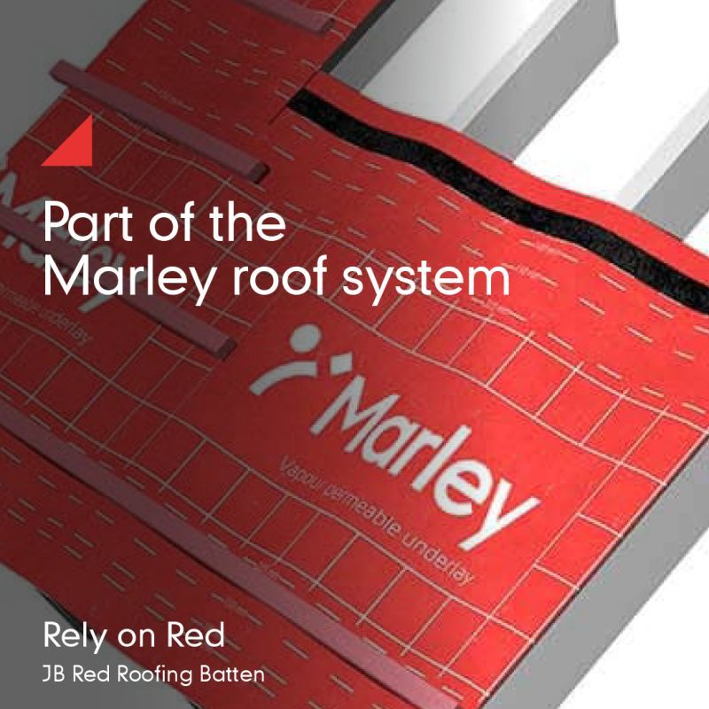 JB Red Roofing Battens are designed and tested to work together as part of the full Marley roof system. Backed up with our 15-year system guarantee. If you are looking to specify, sell or install roofing batten. Find out why you can Rely on Red: bit.ly/3wndziU