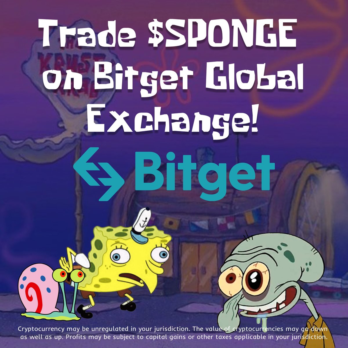💱 Trade $SPONGE on @bitgetglobal today! 🌊💼💰

🌪️ Unleash the power of the #MemeCoin that sweeps away the competition! 💪🔥💦

🔗 bitget.com/en/