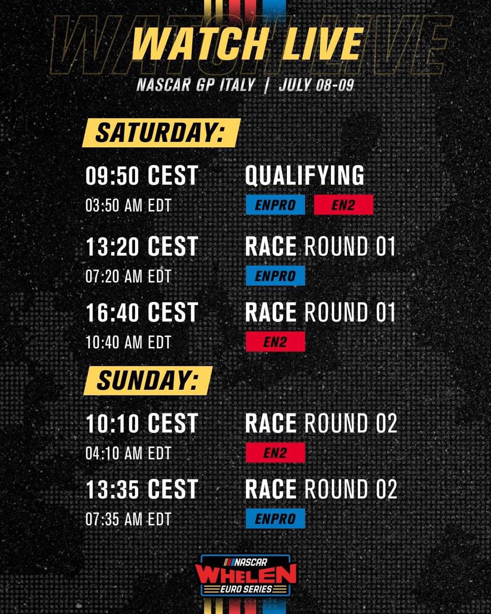 Race week <a href="/EuroNASCAR/">NASCAR Euro Series</a> <a href="/AcademyMotorSp1/">Academy Motorsport</a> #driver #euronascar #NASCAR #sports #italy