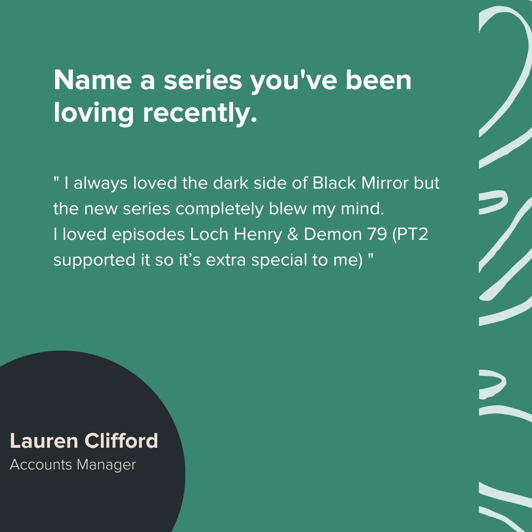 Meet Lauren 👋 

Lauren is PT2's Accounts Receivable Manager. 🎬 

Swipe to see what Lauren loves about her job &amp; what she's liking on TV recently! 💗

#pt2 #procamtake2 #meettheteam #blackmirror #demon79
