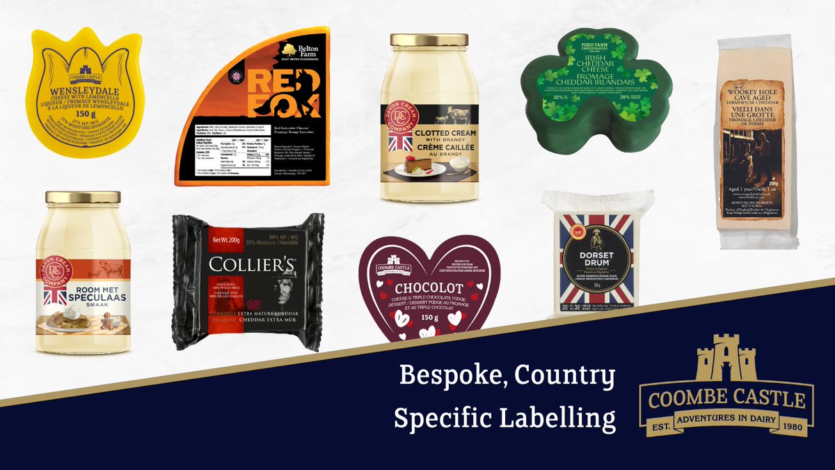 Did you know that Coombe Castle can add bespoke, country specific labelling to meet your market requirements?

Find out more about our bespoke label solutions here: coombecastle.com/consolidation-…

#Britishexports #Labelling #CoombeCastle #internationaltrade #tradeexperts
