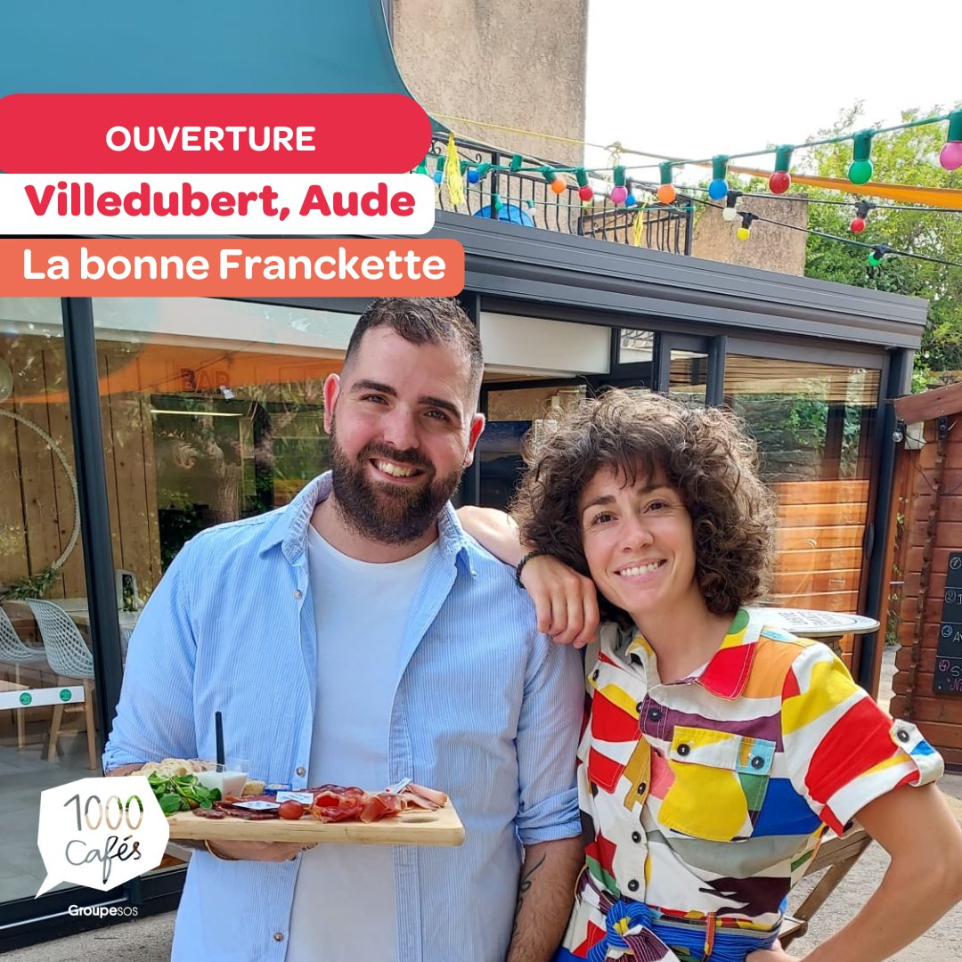 1000_cafes's tweet photo. Le 28/06, le village de Villedubert (#Aude) a retrouvé son café-restaurant et les services de proximité qu'il propose : une épicerie et un dépôt de pain. Un lieu de convivialité qui revit grâce au travail de son nouveau gérant, Franck, de 1000 cafés et de la mairie #ruralité https://t.co/TUDkzYgSpq