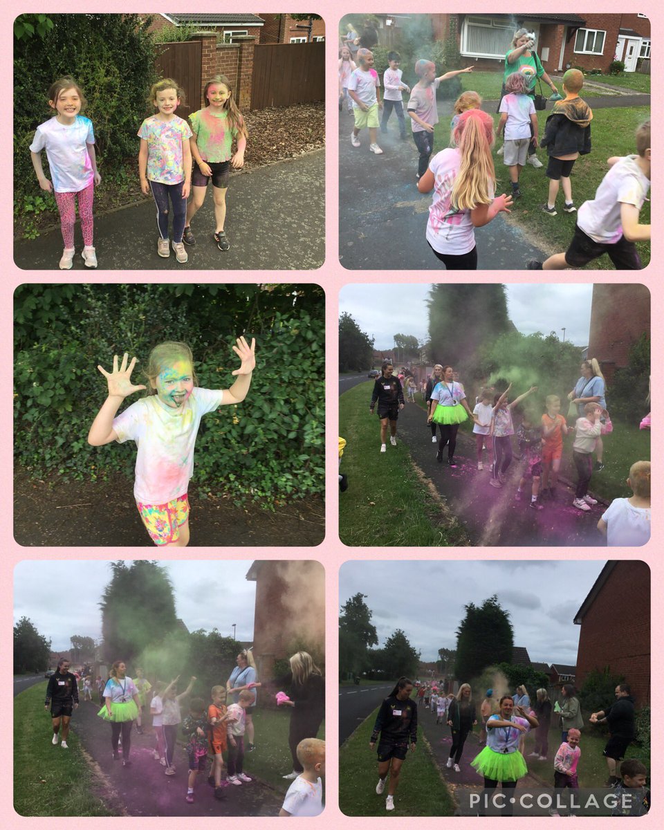 Hadrian_Park's tweet photo. More photos from our fantastic colour run on Friday. #hpps2awisewolves ๐จ https://t.co/nIApvJfHSB