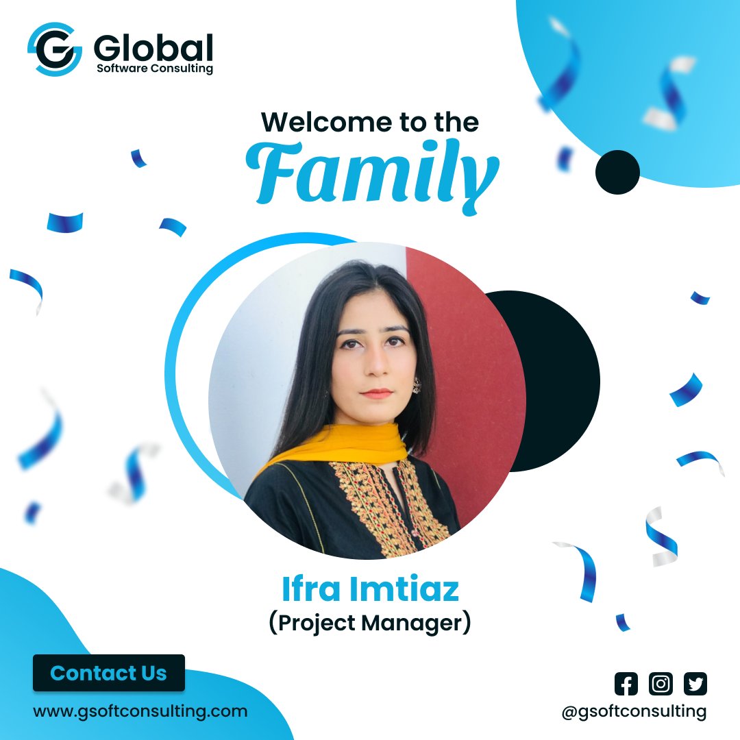 gsoftconsultng's tweet photo. Welcome Ifra Imtiaz!

We are confident that you will make a significant impact on our projects 💙

#backenddevelopers #newcomers #welcometotheteam #welcomeaboard #nodejs #reactjs #reactnative #python #ai #artificialintelligence #machinelearningjobs https://t.co/4BttdI1zYs