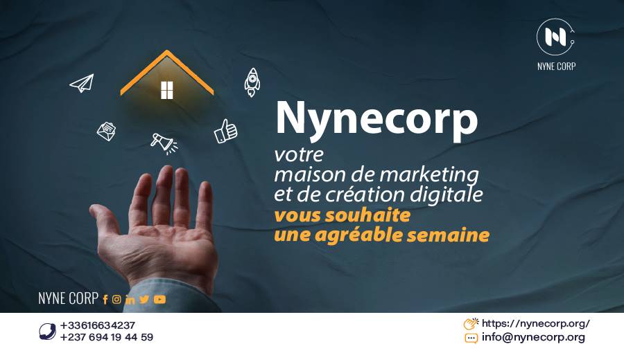 NyneCorp's tweet photo. Agréable Semaine à tous✨
---------
👉🏼: https://t.co/MiCUK0B39N
📲 : +33 6 16 63 42 37
------
#marketingdigital #Nynecorp 
#services #publicite 
##debutdesemaineendouceur https://t.co/5wt5B4nkp0