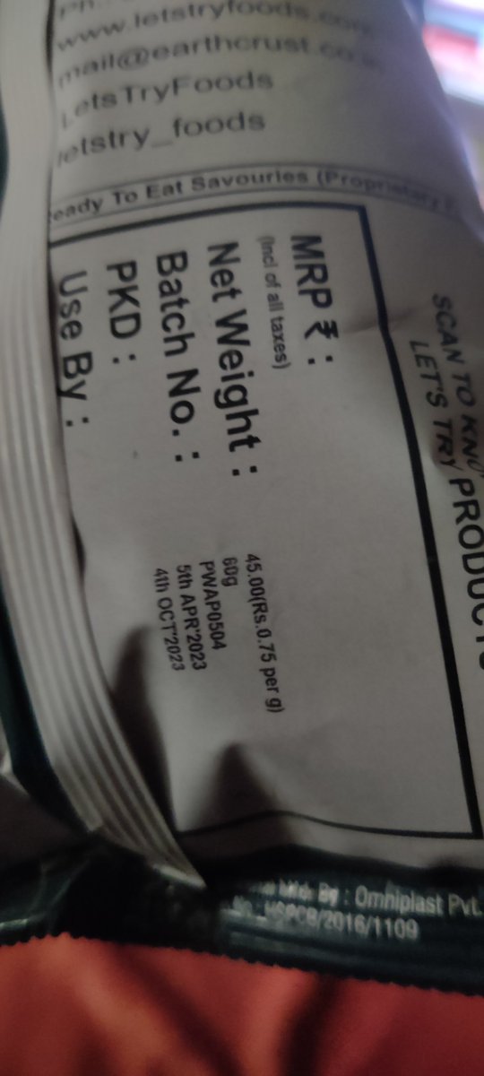 kavitapathakk's tweet photo. @zeptocares @ZeptoNow 
how can you charge over the MRP?
MRP 45rs
Zepto MRP 60rs
Price sold at 57rs
CARE TO EXPLAIN? https://t.co/jdjK3nN4UH