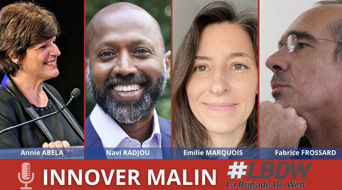 AnnieLichtner's tweet photo. Ravie de vous présenter le dernier #Podcast "INNOVER MALIN" ou "Comment transformer l’adversité en opportunité" @NaviRadjou auteur « L’Innovation Jugaad, redevenons ingénieux » avec @emiliemarquois @FabriceFrossard @LaBrigadeDuWeb
On parle #opensource #intraprenariat #inclusion #environnement & #intelligencecollective
👉https://t.co/2Sxmh3B9DM via @mydigitalweek