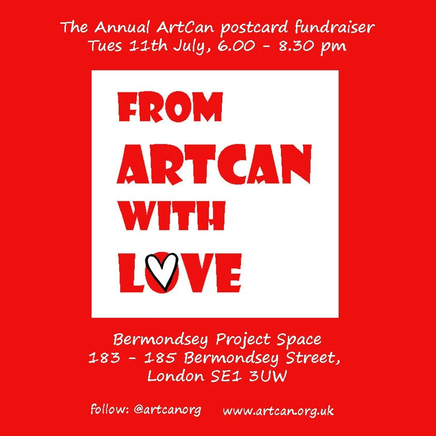 @stmargaretsfair @artsrichmonduk Plus, register now for From ArtCan With Love next Tuesday 11th July @bprojectspace - gorgeous postcard sized artworks from @artcanorg members will be on sale for just £40 each ✨ head to Eventbrite now to get your tickets...