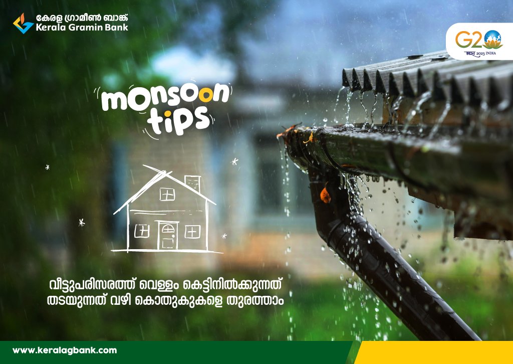 KeralaGBank's tweet image. മഴക്കാല പ്രതിരോധ മാർഗങ്ങൾ 

#keralagraminbank #kgb #monsoontips #monsoonseason #healthy #loans #banking #keralagram #kerala