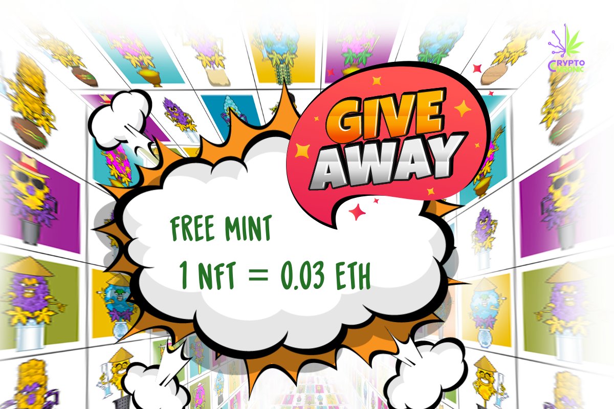 Guys, Attention! 📢
We announce the launch of a #CryptoChronic #Freemint #Giveaway! Get your NFTs from the Chronics collection!

How to participate, and what are the conditions? Everything is very simple:
💥 Winners: 5 random
💥 Prize fund: 5 #CryptoChronic #NFTs (💰0,06 #ETH