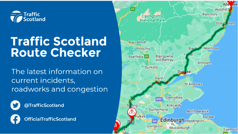 trafficscotland's tweet photo. Following the news of the #TwitterRateLimit we would like to remind our followers of the number of ways you can stay #InTheKnow๐
Find out the latest on our trunk roads using our website and check in with our Route Checker๐ฃ๏ธ
https://t.co/5son8B9wj4 https://t.co/wlBZYWudQ7