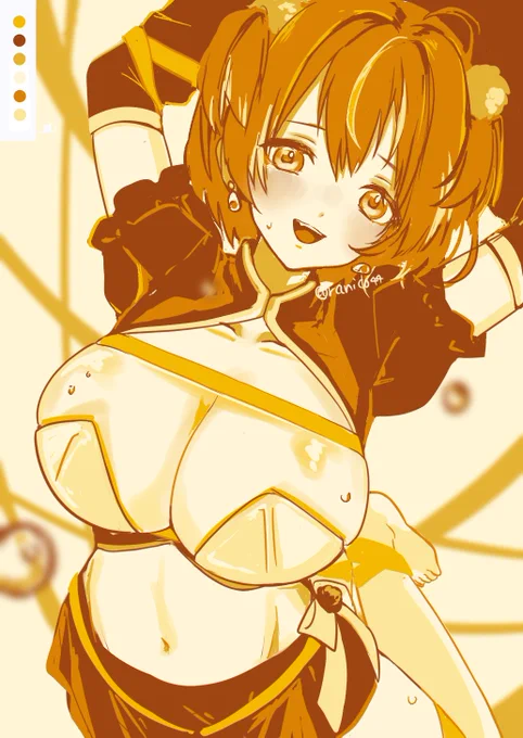 03.キャラメルリボン  リボンぐるぐるみていちゃん( )  #31カラパレちゃれんじ #みていみて
