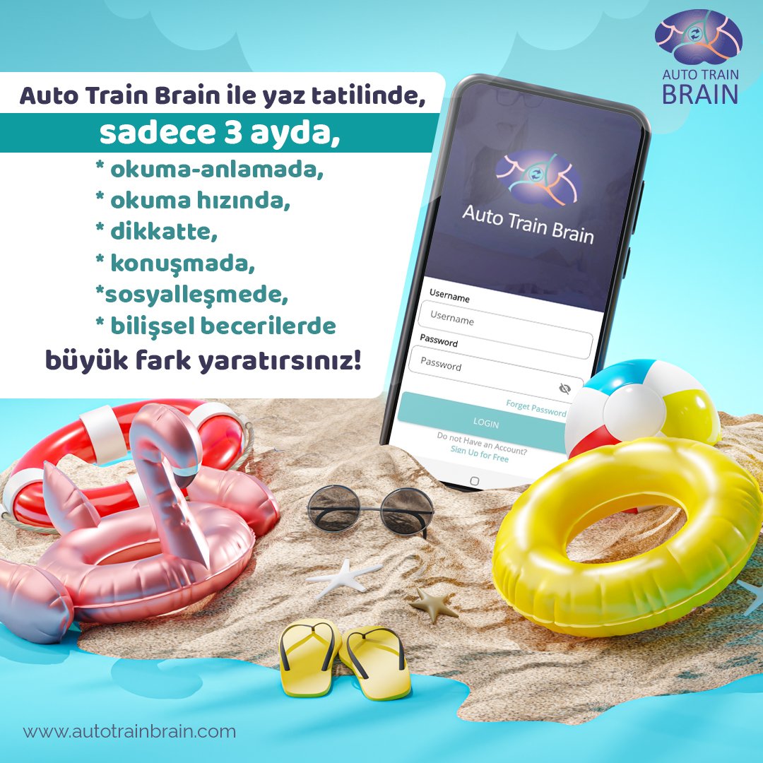 autotrainbrain1's tweet photo. Önümüzde 3 aylık yaz tatili var👉 Tatilden faydalanarak #disleksi #disgrafi #diskalkuli #dispraksi #dikkateksiği #hiperaktivite #atipikotizm #epilepsi gibi sorunlar yaşayan çocuklarınızın eğitiminde #AutoTrainBrain ile büyük fark yaratabilirsiniz👇 https://t.co/HXeYQRC1Th