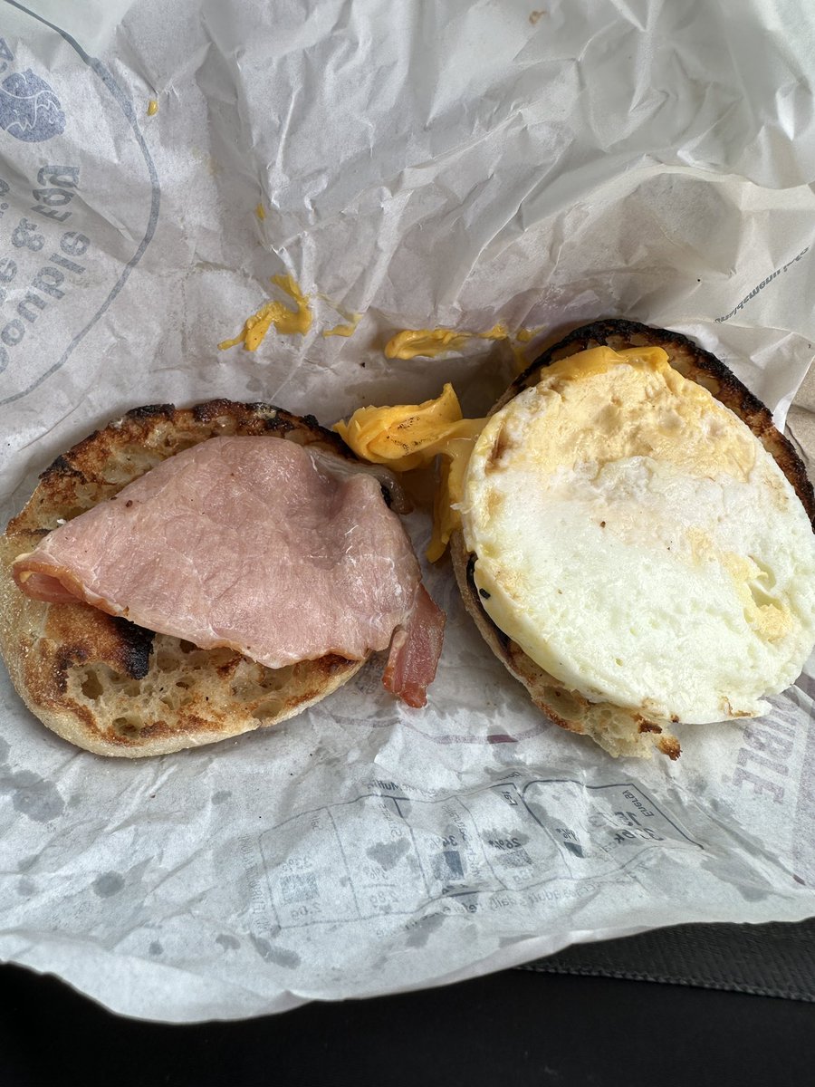 cjellmer's tweet photo. @McDonaldsUK This was the McDonald’s that served up that mess thing is as well I had to park up while this was made so it was fresh but still served that mess to me https://t.co/FSYDTtHvRE