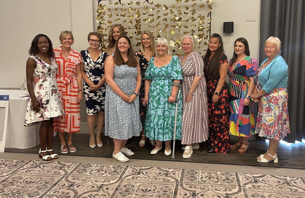 NetballinAvon's tweet image. Wonderful to see all these ladies yesterday at the South West ONE Awards, representing all the amazing contributions to netball in Avon. @AvonNetball #swoneawards23