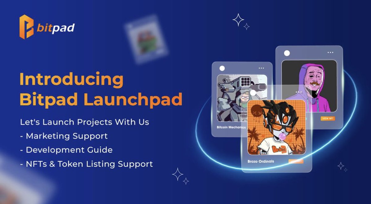 Cryptoskyrun's tweet photo. Introducing @BitPad_BRC20, an innovative Bitcoin-based launchpad, marketplace, & bridge that provides a seamless user experience for minting, trading, & managing NFTs & tokens on the Bitcoin network
For more info visit👇
https://t.co/vGN4xjNBSz
#CryptoMagic #Bitpad #brc20 #btc https://t.co/hvTNzbufhy