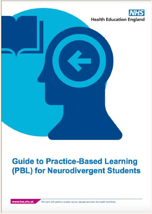 An essential resource for university staff, health-care professionals and anyone involved in shaping clinical practice environments. Written by neurodivergent student healthcare professionals for Health Education England. @SSHINE_Students hee.nhs.uk/sites/default/…