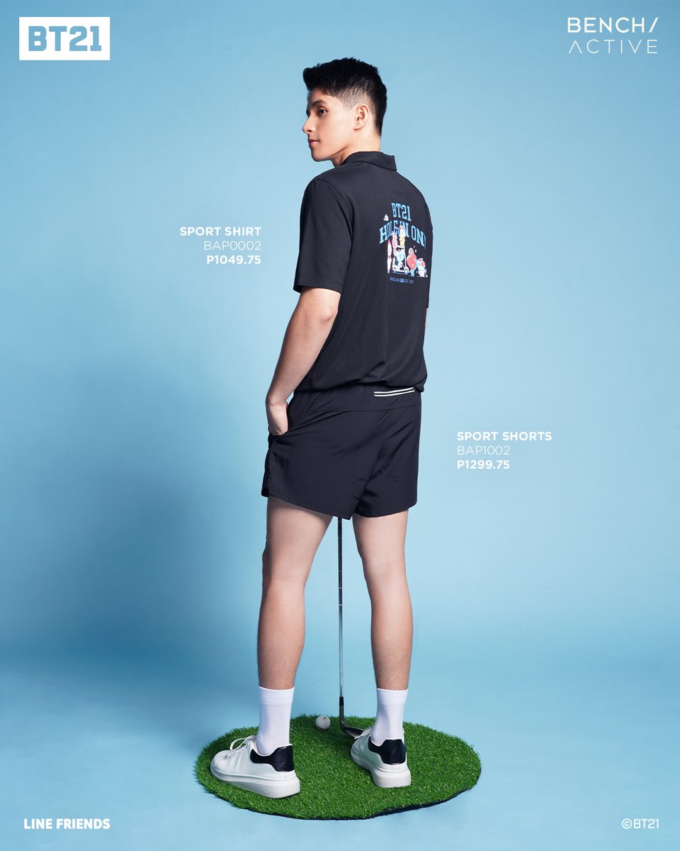 Power up your fitness routine with #BENCHActive and BT21: Hole In One collection! Unleash your cuteness and rock those workouts like a pro. 💯🥰 #BT21 #KOYA #RJ #SHOOKY #MANG #CHIMMY #TATA #COOKY #VAN #BENCHHoleInOne @realsofiapablo @itsmeallenansay