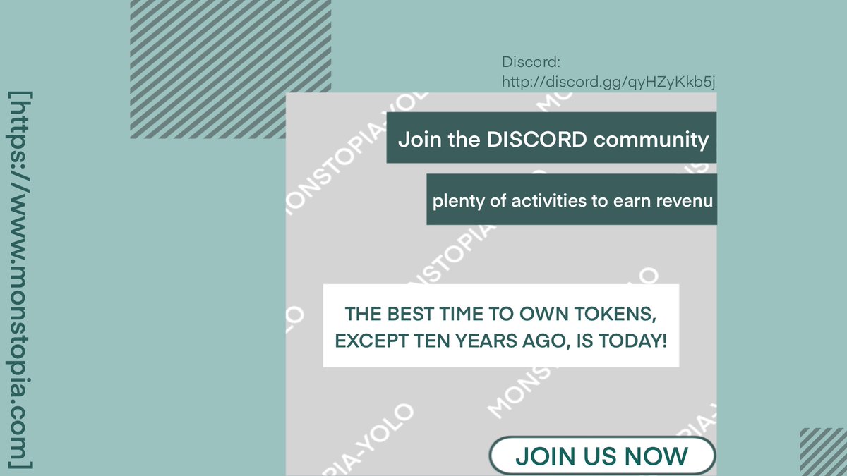 💥New Monstopia official website launched
🪙Match-3 Game to earn tokens
🎮Free · Infinite times · Register by email · PC/Android/iOS
💰Massive token rewards for completing levels
🚀Irregular Airdrop and rewards in Discord

✅Download and more details view: monstopia.com