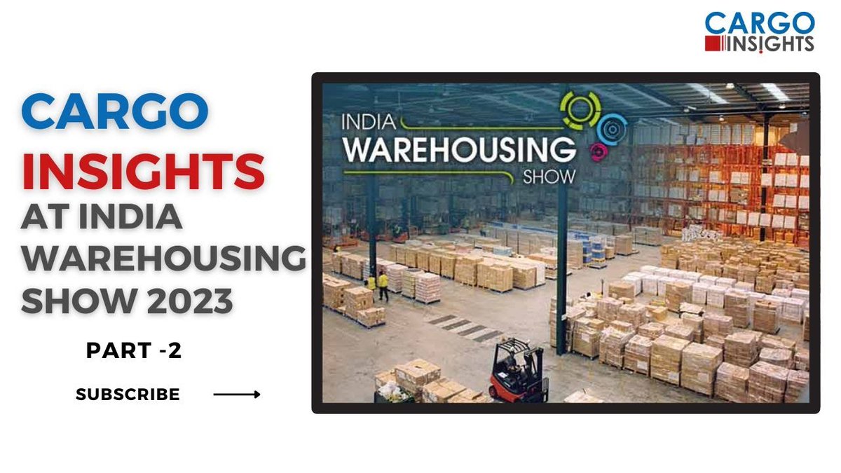 Part 2: Cargo Insights at India Warehousing Show 2023

Collecting endless insights of the spellbinding India Warehousing show, we covered various industry leaders and their opinions of the show.

buff.ly/3NBDQlF 

#warehousing #indiawarehousingshow #cargo #logistics