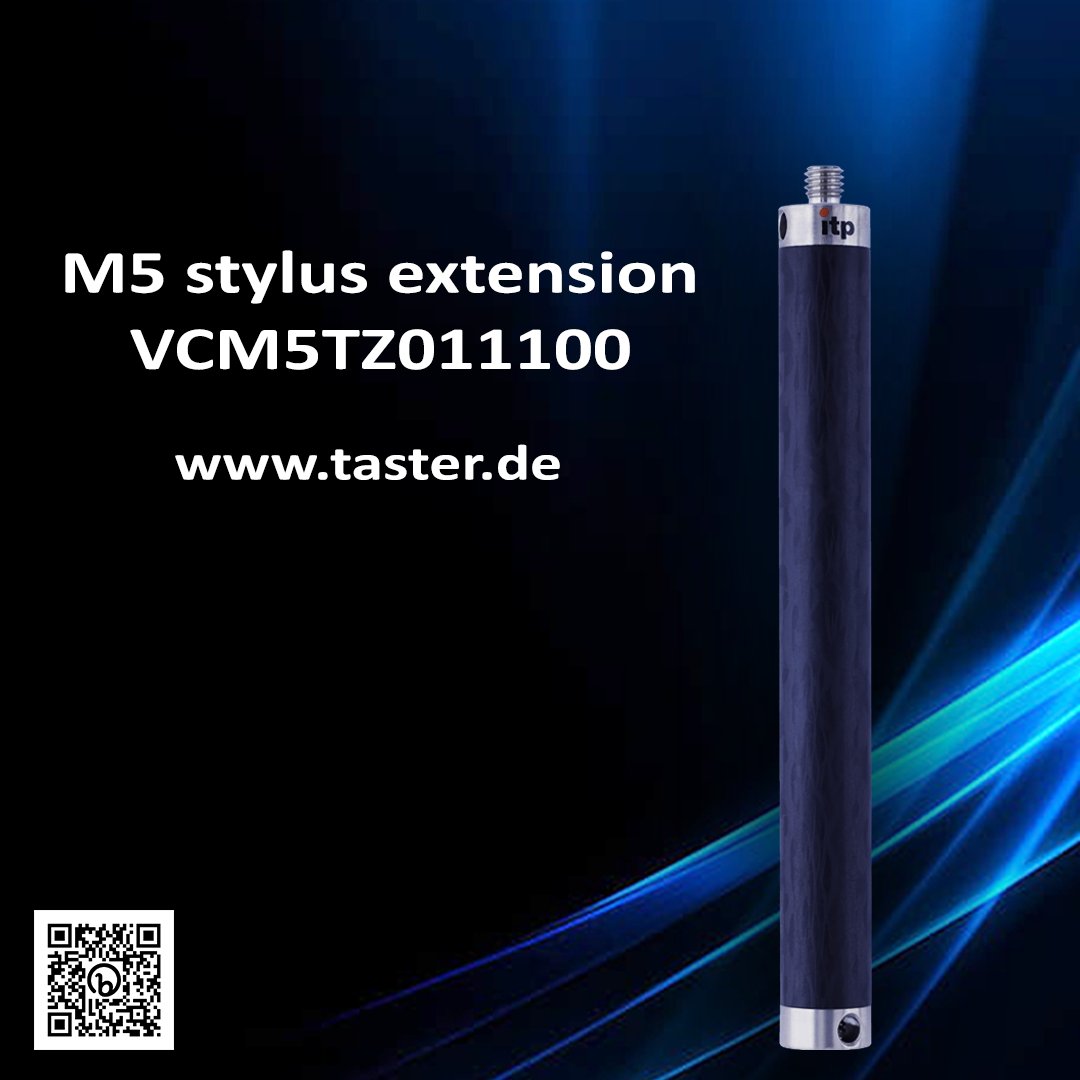itp_gmbh's tweet image. This month we are featuring the M5 stylus extension VCM5TZ011100.
The extension is the perfect solution for reaching/measuring hard-to-reach features.
#itpgmbh #industrialmetrology #metrology #engineering #manufacturing #innovation #madeingermany #qualityassurance
